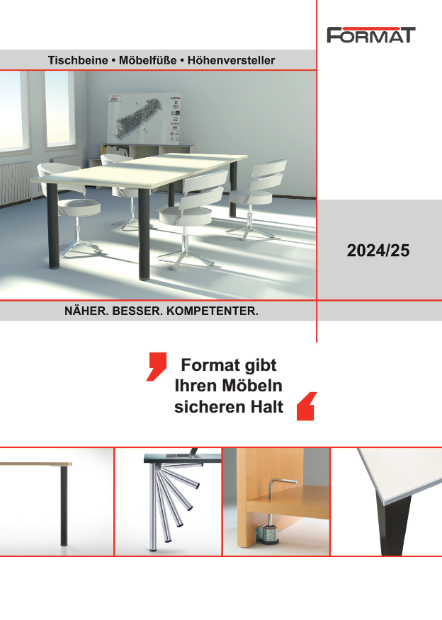 Format Tischbeine, Möbelfüße, Höhenversteller